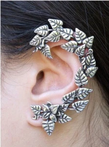 MARTY MAGIC STERLING SILVER GRECIAN LEAF EAR WRAP - Picture 1 of 6