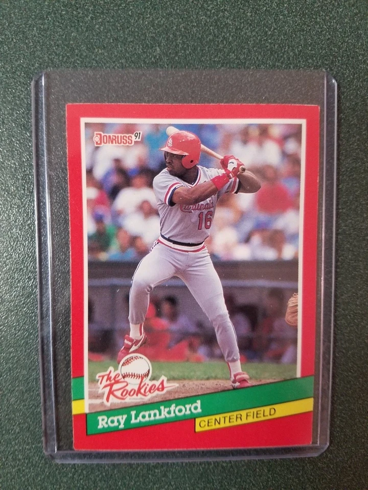 1991 Donruss Rookies #8 -- Ray Lankford -- Cardinals - Image 1 of 1