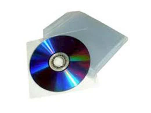 100 BUSTINE PER CD DVD in PLASTICA CON ALETTA  TRASPARENTI   VERBATIM TDK MAXELL - Immagine 1 di 1