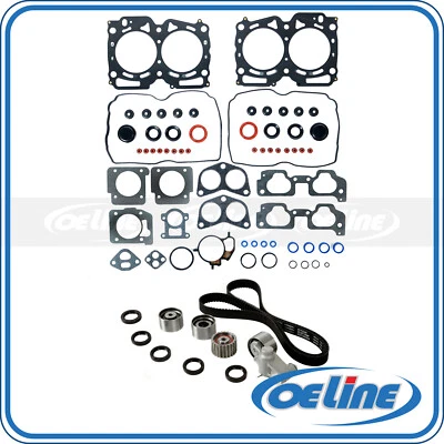 Head Gasket Set Timing Belt Kit for 99-05 Subaru Forester Legacy Baja 2.5L SOHC - Image 1 of 4
