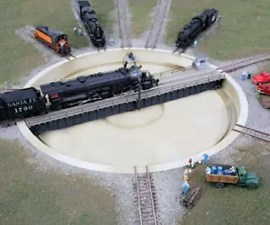 Walthers N Scale ~ New 2025 ~ Motorized 130' Turntable ~ DC or DCC ~ 933-2618 - Picture 1 of 1