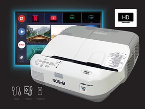 Projecteur 3LCD ultra courte focale 2600 ANSI - Similaire à Epson PowerLite 575W - Photo 1/13