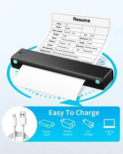 Phomemo M08F A4 Printer Bluetooth Portable Thermal A4 Printer - Photo 1/17