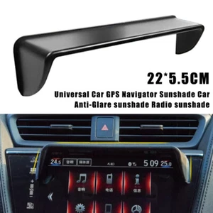 Auto Blendschutz GPS Navigation Motorhaube Visier Radio Abdeckung 22*5.5CM - Bild 1 von 14