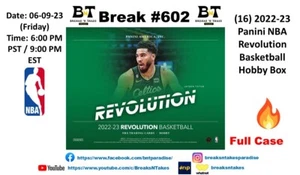 MILWAUKEE BUCKS 2022-23 NBA Revolution Hobby CASE 16x BOX Break #602 - Picture 1 of 1