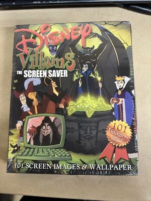 Disney Villains The Screen Saver Floppy Disk Software Sealed - Image 1 of 4