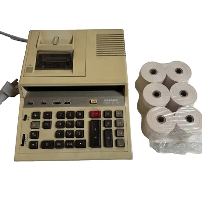 SHARP Compet  CS-1181 Heavy Duty Calculator W/Tape Roll Vintage - Image 1 of 4