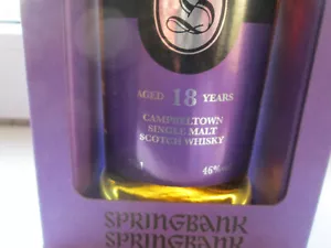 Springbank 18 Jahre, ( wohl aus 2017 ) Single Malt Scotch Whisky - Bild 1 von 3
