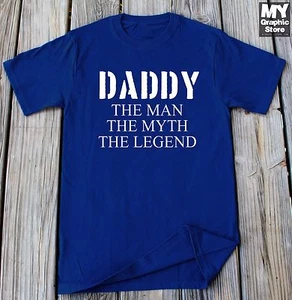 Daddy Christmas Gift Funny Dad Daddy Fathers Day Birthday Gift Daddy T-shirt Tee - Picture 1 of 12