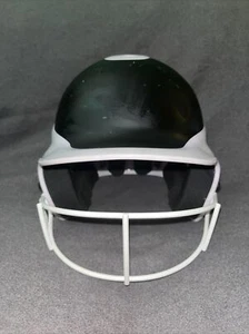 Rip-It Vision Pro Softball Batting Helmet White/Black Size M/L 6 1/2 - 7 3/8 - Picture 1 of 5