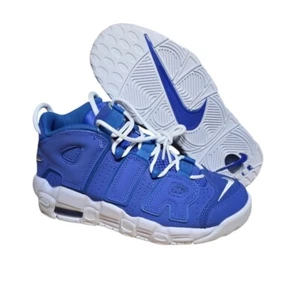 Nike Air More Uptempo GS Medium Blue White Shoes Sz 5.5Y (Women's 7) DM1023-400 - Picture 1 of 6