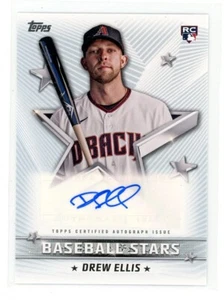 Estrellas de béisbol 2022 certificadas Topps Drew Ellis novato automático #BSA-DE - Imagen 1 de 2