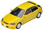 Tomica Limited Vintage Neo LV-N165a Honda Civic R-type 1999 Yellow Model Car