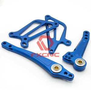 FXCNC Shift Gear Pedal Lever&Wing Part For Honda CBR500R/400R 2013-2017 Blue - Picture 1 of 6