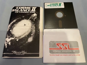 THE COSMIC BALANCE II Atari 400/800/Apple Computer Videospiel Disk + Handbuch GETESTET - Bild 1 von 1