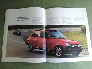 Folleto de ventas de concesionario Renault 1982 Le Car 18i Fuego/Fuego Turbo Sport cupé - Imagen 1 de 12
