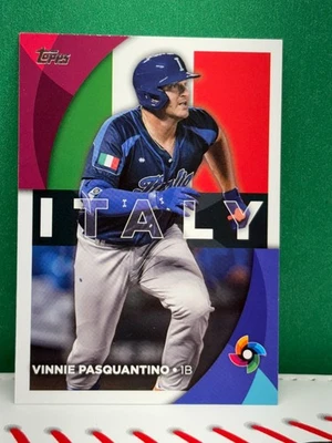 2023 Topps World Baseball Classic Vinnie Pasquantino WBC-38 Italy - Image 1 of 2