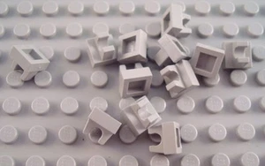 LEGO Lot of 12 Light Gray 1x1 Specialty Top Clip Tile Pieces - Picture 1 of 1