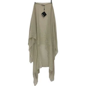 Massimo Dutti Womens Flowing Cape Cream Mulberry Silk One Size 6323/730 NWT - Picture 1 of 13