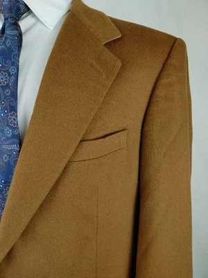 Nordstrom Loro Piana Mens 43/44L Brown Cashmere Fleece Sport Coat Blazer Jacket  - Image 1 of 4