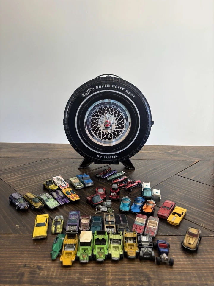 42 Misc Condition, Vintage Redline Hot Wheels & Johnny Lightning + Rally Tire - Image 1 of 4