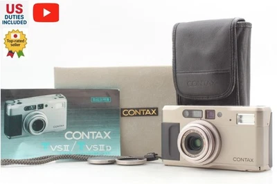 [NEUWERTIG mit Hülle & Gurt] Contax TVS II D analoge Kompaktkamera 35 mm... - Bild 1 von 4