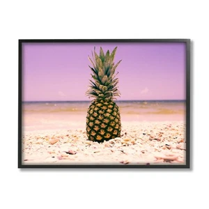 Pink Purple Pineapple Beach Framed Wall Art mOkPktYjhVXPPD3sa3TEfAsTD8mU7mBs - Picture 1 of 2