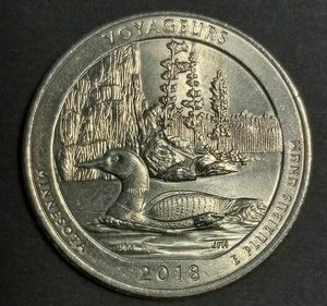 2018-P Voyageurs Quarter Die Chips Error Reverse-Awesome Coin - Picture 1 of 3