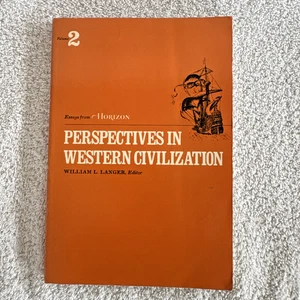 2: PERSPECTIVES IN WESTERN CIVILIZATION: Volume 2 By William Leonard Langer *VG* - Bild 1 von 13
