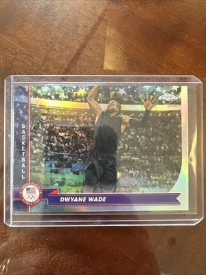 2024 Topps Chrome US Olympics Dwayne Wade Refractor #173 - Image 1 of 2