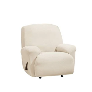 Form Fit Stretch Morgan Chair Box Cushion Slipcover - Piece Polyester/Spandex... - Picture 1 of 6