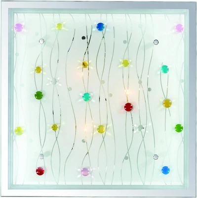 Lampada Da Parete/Soffitto 60 W, Argento - Immagine 1 di 4