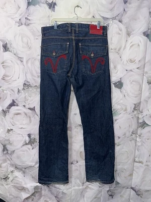 Vintage PEPE LONDON Baggy Straight Mens Jeans Y2K Size 34x34 Flap Pockets - Image 1 of 4