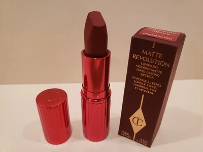 Charlotte Tilbury Matte Revolution Lipstick ~ CINEMATIC RED ~ Full Size 0.12 oz - Image 1 of 2
