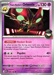 Team Rocket's Orbeetle - 089/182 Non-Holo SV10: Destined Rivals 089/182 NM Uncom - Picture 1 of 2