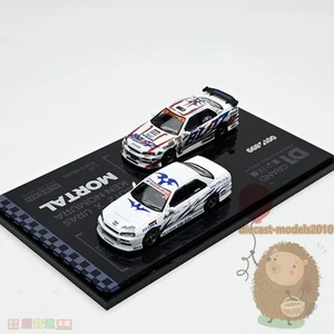 Mortal 1:64 D1GP BLITZ ER34 Dual car set Model Car Alloy Diecast Birthday Gifts - Picture 1 of 10