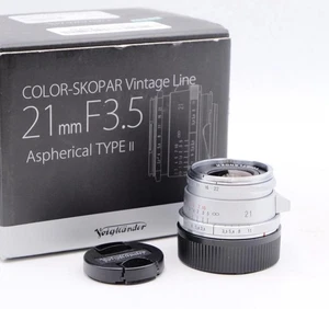 Voigtlander Color-Skopar 21mm 3.5 Vintage Line Asph. Type II – MUST SEE! (4684) - Picture 1 of 8