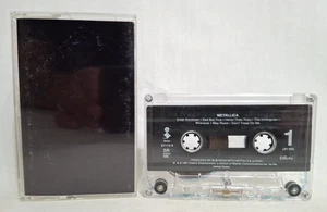 Vintage 1991 Original Metallica The Black Album Cassette Tape Heavy Metal Rock - Bild 1 von 6