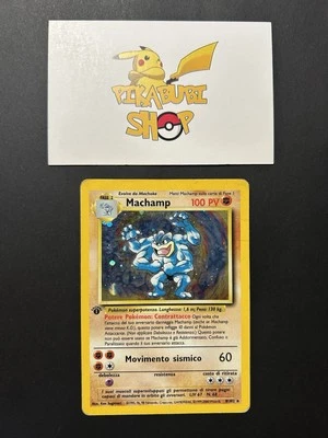 Pokémon Set Base - Machamp 8/102 - 1° Prima Edizione - Poor - Immagine 1 di 3