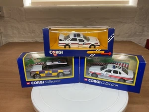 Vintage Joblot of Corgi Police Vehicles x 3 from 1980s and 1990s mint and boxed - Picture 1 of 7