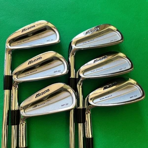 Lefty Mizuno MP-52 Iron Set 6pcs 5-Pw Flex S Stiff Dynamic Gold S200 Golf Clubs - Picture 1 of 12