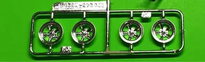 1969 Dodge Charger 1/25 MPC Chrome Torq Thrust Rim Wheel Torque - Picture 1 of 2