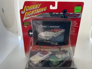 Johnny Lightning Yesterday And Today 1964 1/2 and 2001 Mustang Billboard RARE!! - Picture 1 of 2