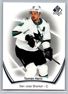 2021-22 SP Authentic #81 Tomas Hertl San Jose Sharks - Picture 1 of 2