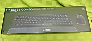 Logitech MX Keys S Combo Wireless Bluetooth Keyboard Set 920-012274 NEW SEALED - Picture 1 of 20