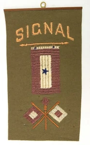 Colgador de señal 1914-18 Primera Guerra Mundial 6"" x 10,5 - Imagen 1 de 1