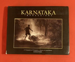KARNATAKA IMPRESSIONS GANGARAMS 217 PHOTOGRAPHS 1989 ÉTAT CORRECT LIVRE - Imagen 1 de 10
