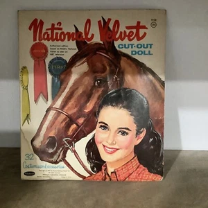Whitman 1961 National Velvet Cut Out Doll Costumes & Accessories Horses Vintage - Picture 1 of 7