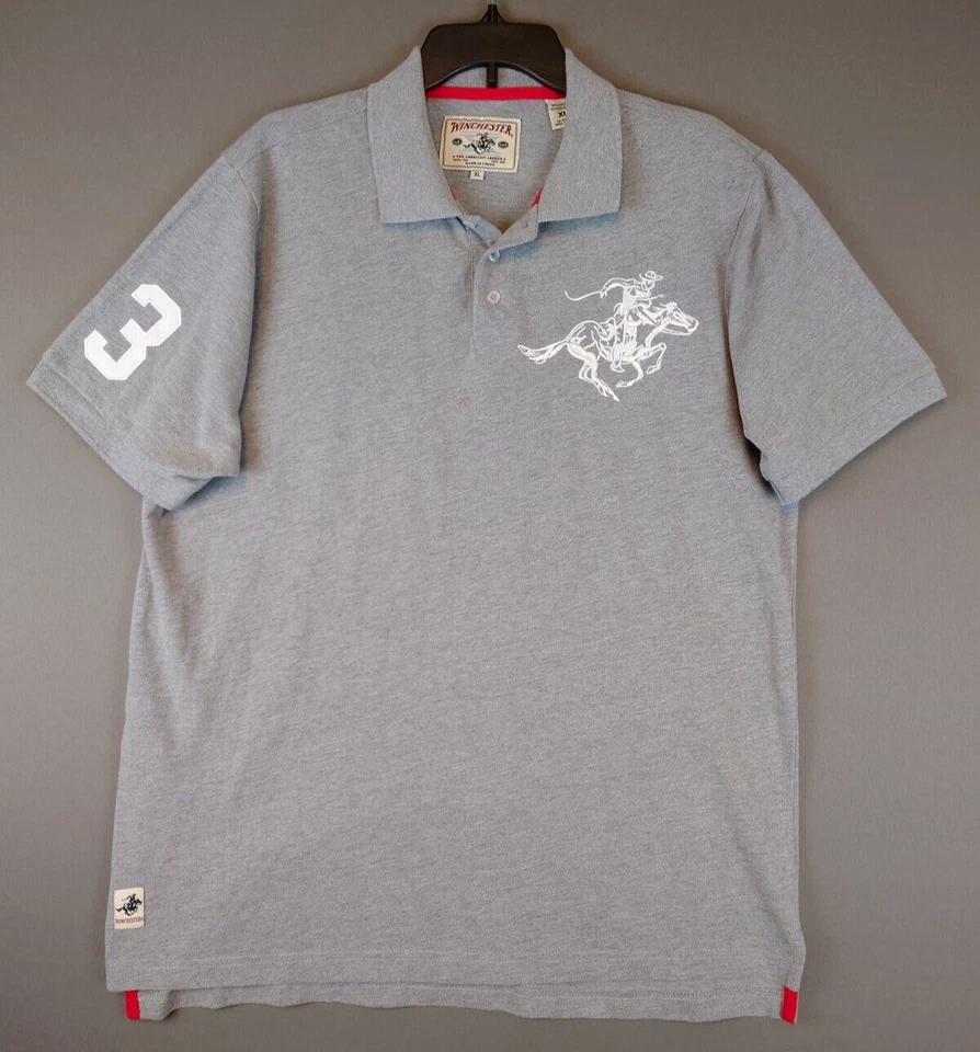 Polo Winchester Repeating Arms Gun bordado manga corta para hombre talla XL Foto 1 de 4