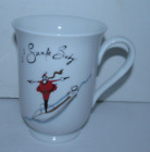 Potterybarn SANTA BABY Riding In A Boat Porcelain Christmas Cup Mug